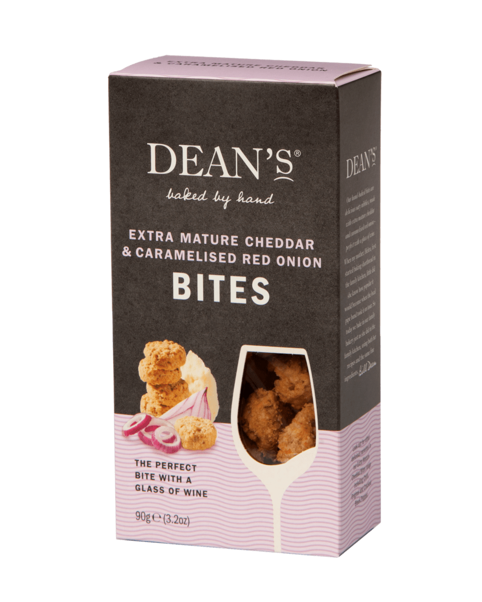 Extra Mature Cheddar & Caramelised Red Onion Bites 90g